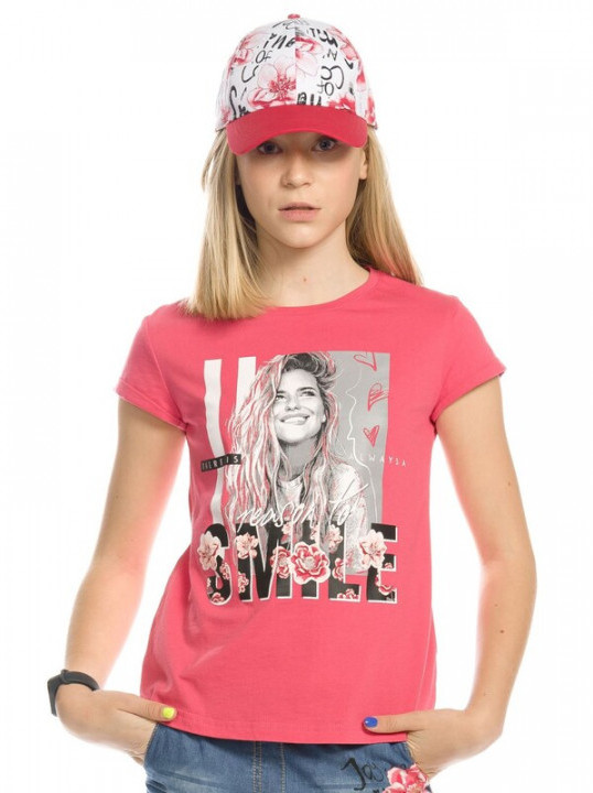 Футболка подростковая красная